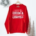 thumbnail image 1 of Hot Cocoa and Christmas Lights | Sweatshirt, 1 of 5