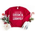 thumbnail image 1 of Hot Cocoa and Christmas Lights | Sweatshirt, 1 of 5