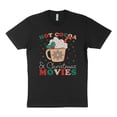 thumbnail image 1 of Hot Cocoa and Christmas Movies Shirt Unisex 4X-Large Black, 1 of 5