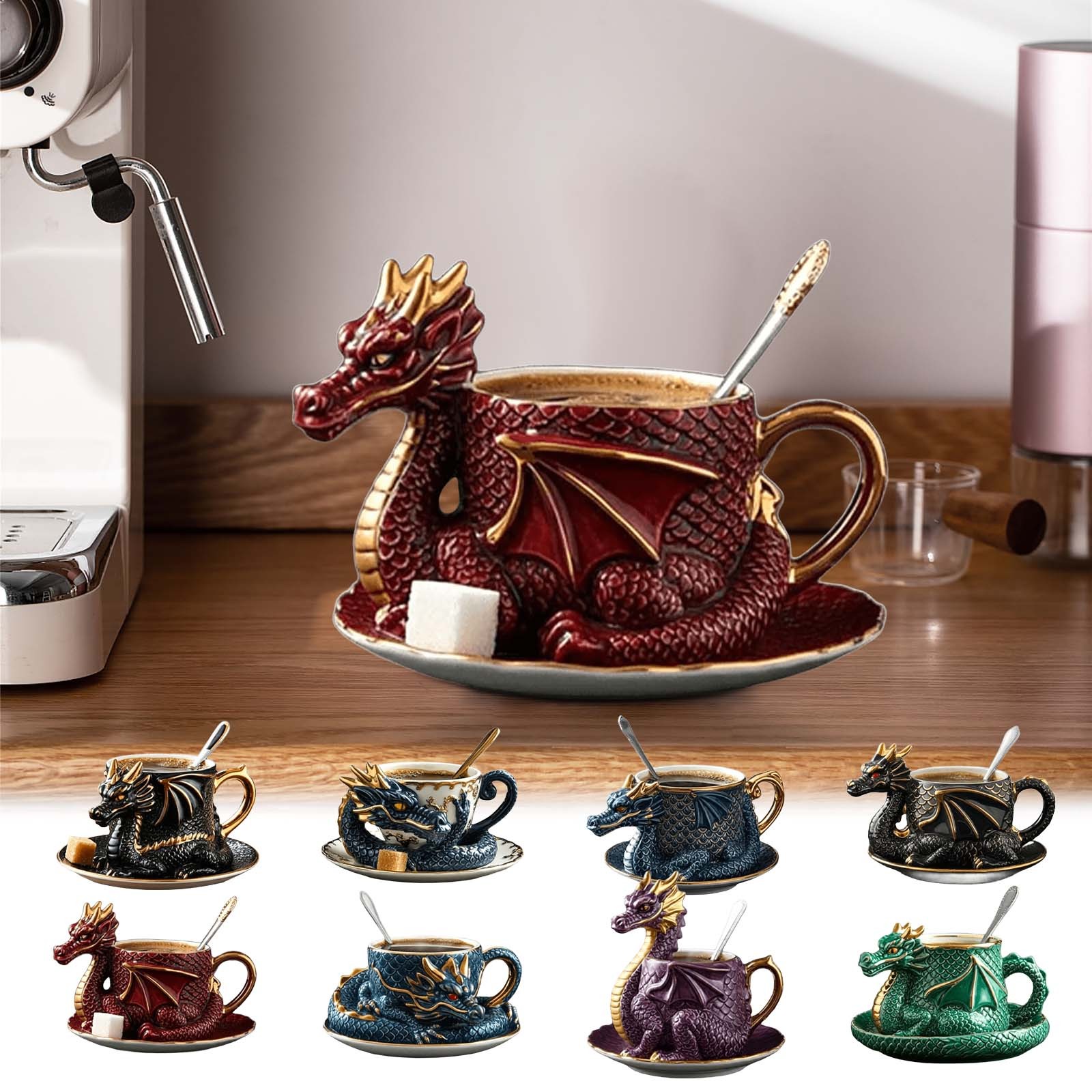 Hot Coffee Cups,Dragons Shaped Coffee Cup Personalization Dragons ...