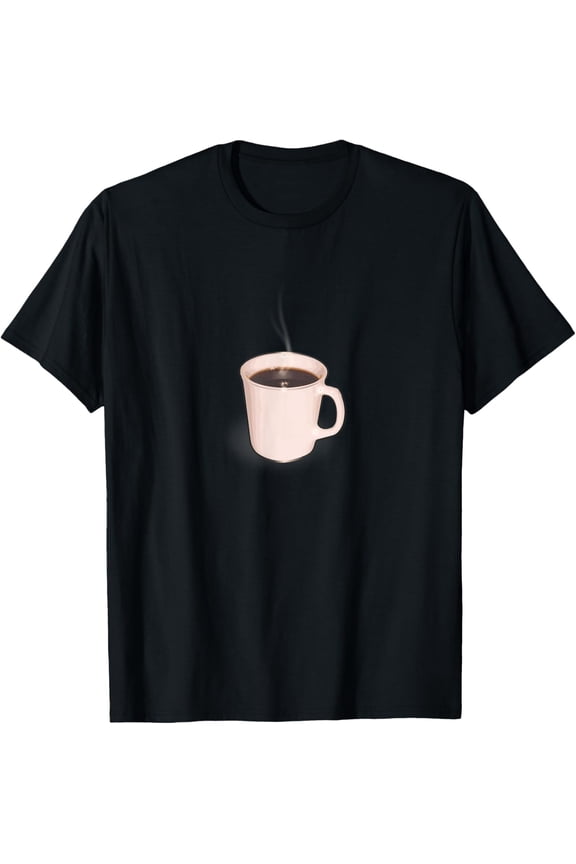 Hot Coffee T-Shirt men and women can wear, black, white, gifts