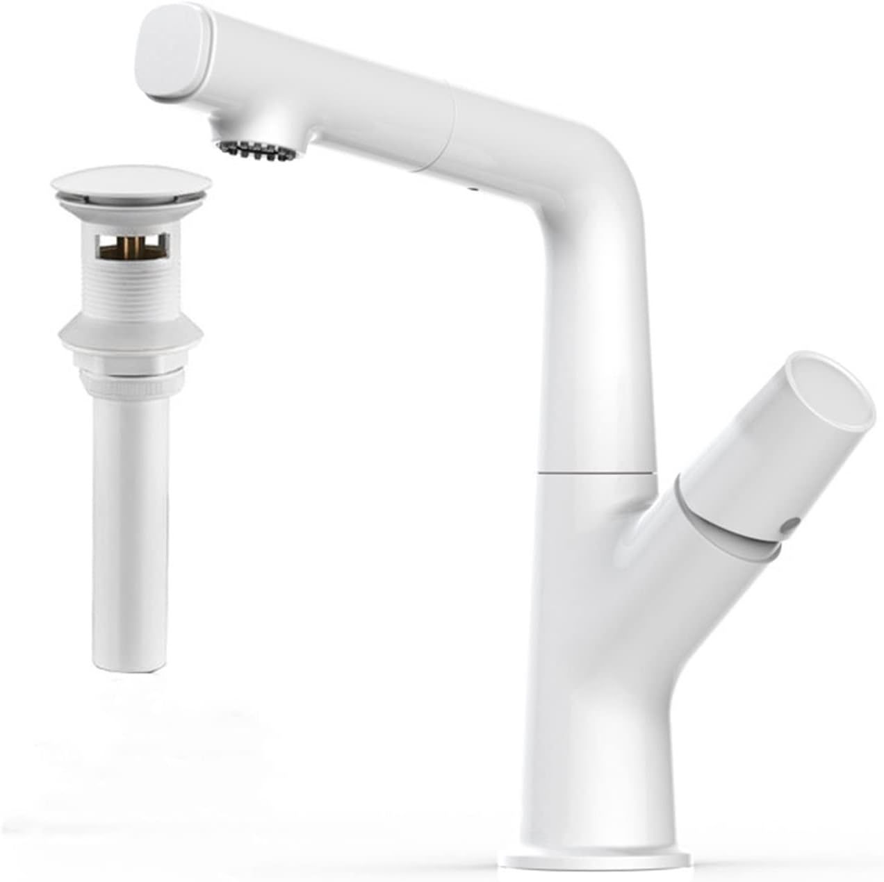 Hot Cold Basin Faucet Waterfall Bathroom Vanity Sink Faucet Single ...