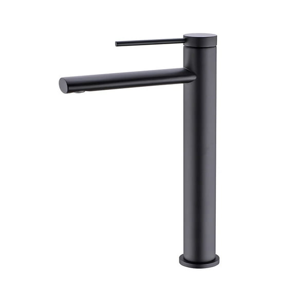 Hot Cold Bathroom Mixer Sink Tap, Basin Faucet Brass Gun Metal Deck Mounted Single Hole Single Handle Vanity Water Tapware