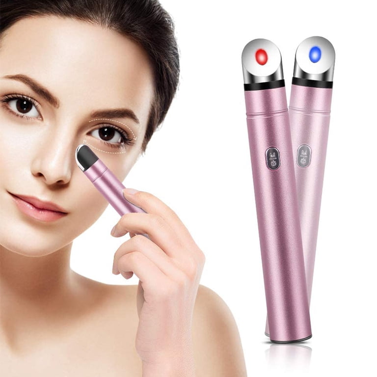 Hot and Cold Eye Massager, Eye Facial Massager Wand with 42 