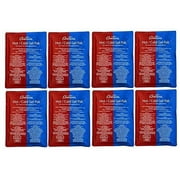 Hot or Cold Gel Pack Set of 8- XL Size (8 x 11) Reusable Ice Pak for Icing and Heating Injuries, Therapy, and Keeping Food Warm or Cold- Microwave and Freezer Safe