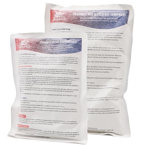 Hot & Cold Reusable Gel Compress Microwavable, Relieves Swelling and Pain Increase Blood