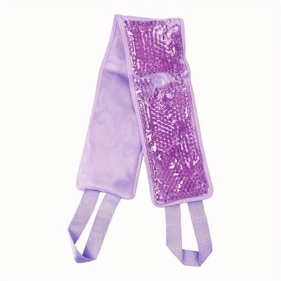 Hot Cold Therapy Shoulder Ice Wrap, Flexible Reusable Gel Pad for Neck Upper Back Pain Relief