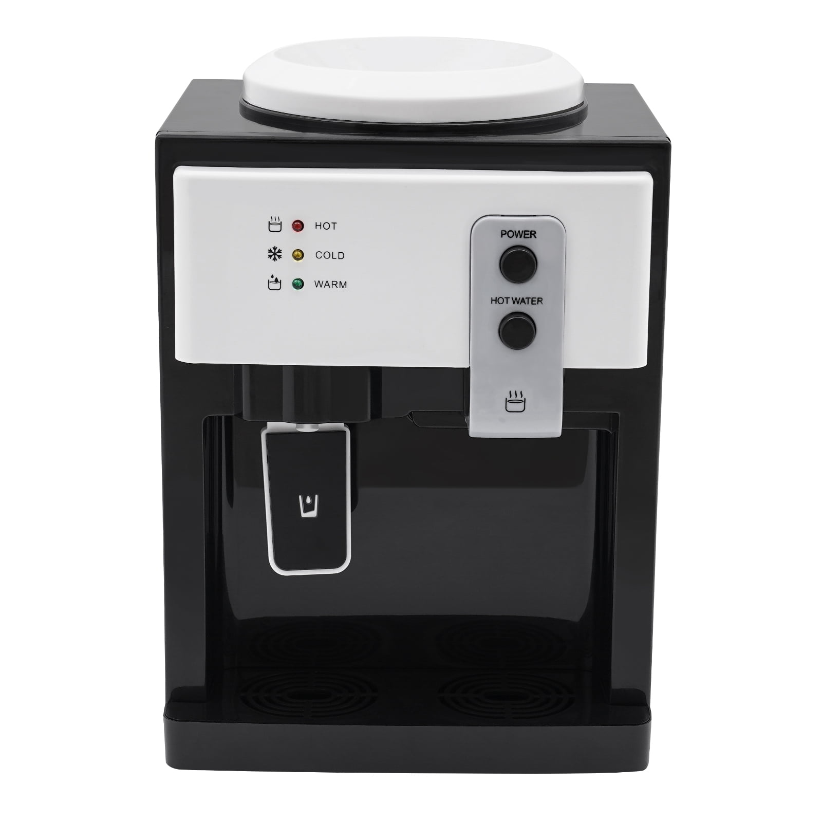 Hot and Cold Water Dispenser, Efficient Drinking Solution for Modern Homes and Offices, 575W Input Power, Instant Hot ≥90℃/194℉ and Cold ≤15℃/59℉ Water, Black