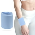 thumbnail image 1 of Hot Cold Wrist and Ankle Ice Wrap | 360 Degree Coverage | Soft Gel Pack for Sports Injuries, Swelling, Bruises, Arthritis, Tendonitis Pain Relief | Compression Sleeve with Strap Fastener, 1 of 8