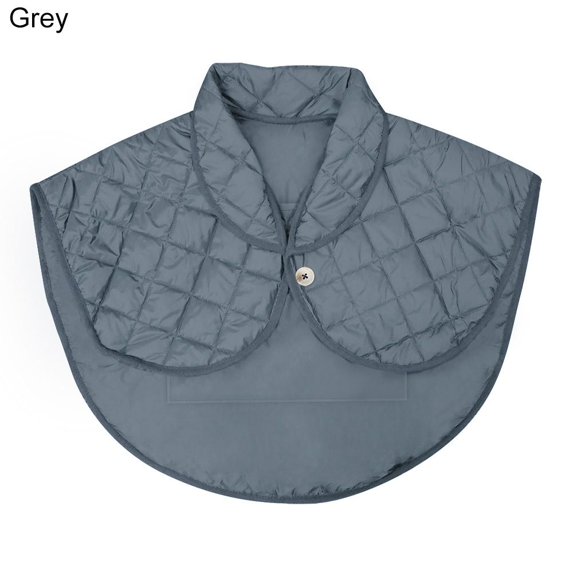 Hot Cotton-Padded Clothes Stay Warm Outfitting USB Warmth Heating Shoulder Bag Exothermic Shawl Neck Heating Pad Cold Proof Vest GREY