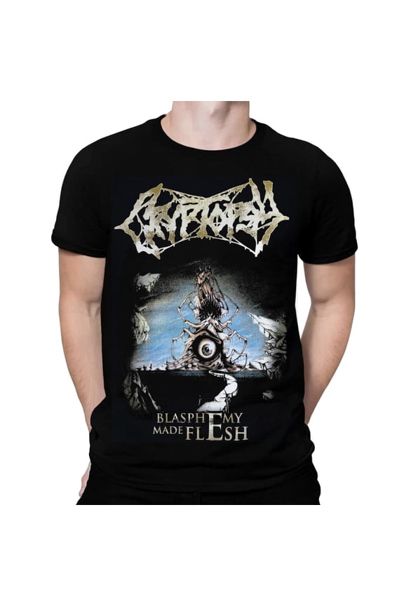 Hot Cryptopsy Blasphemy Made Flesh T-Shirt 80s Cotton Men S-235XL Shirt BT1170