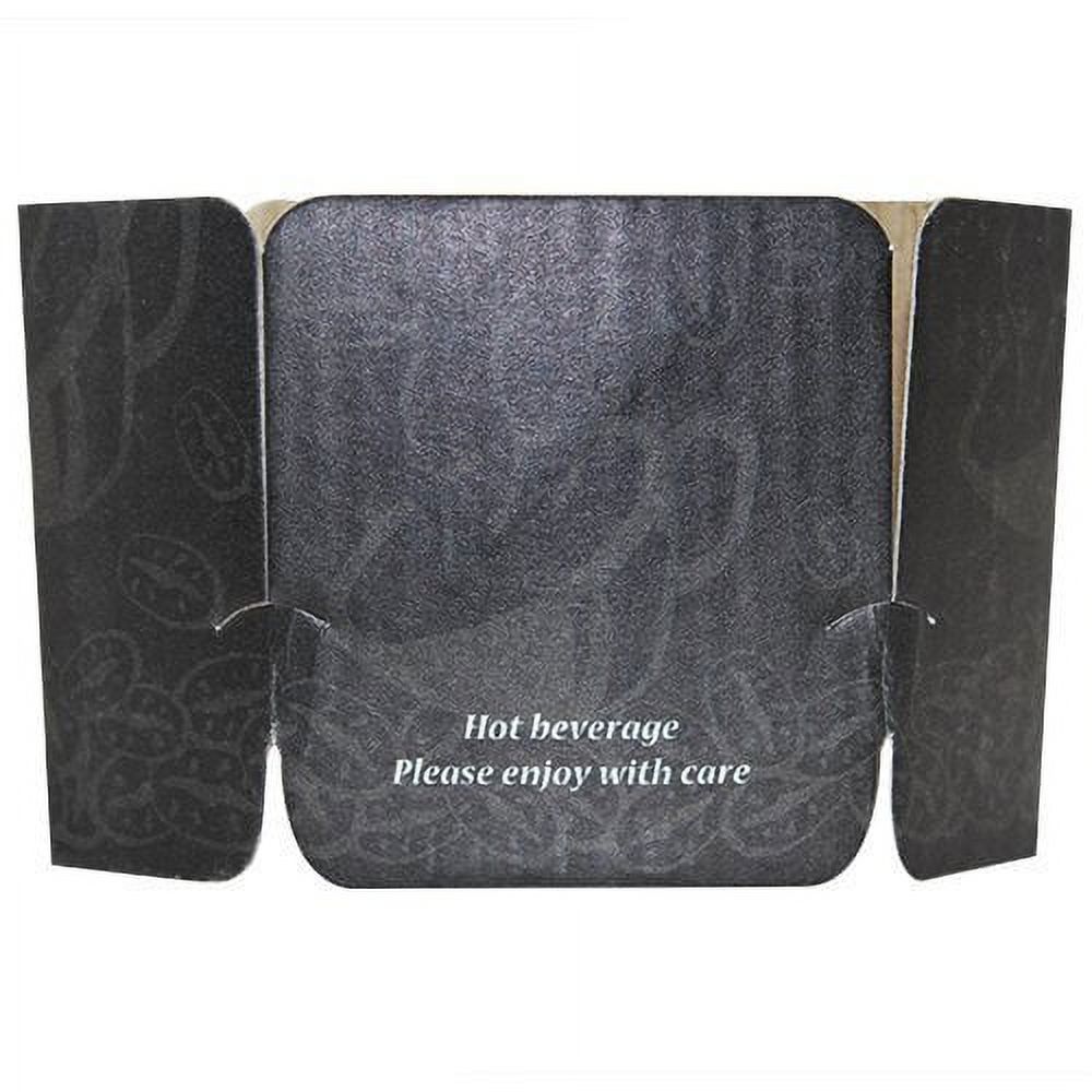 Hot Cup Sleeves (Cup Jackets) for 1024oz Paper Coffee Cups, 50 Count Coffee Cup Holder Sleeves