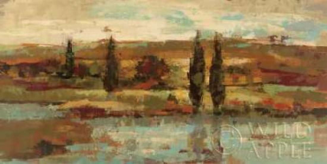 Hot Day by the River Canvas Art - Silvia Vassileva (24 x 48)