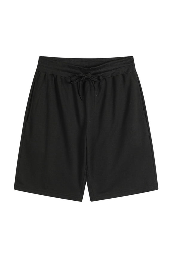 Hot Days, Bold Styles YLSDY Mens Summer Lightweight Shorts Plus Size Outdoor Casual Beach Short Pants Pleated Front Flowy Trousers Black XXXXL
