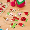 Hot Deal! 27pcs Summer Decoration Wooden Pendant Watermelon Strawberry