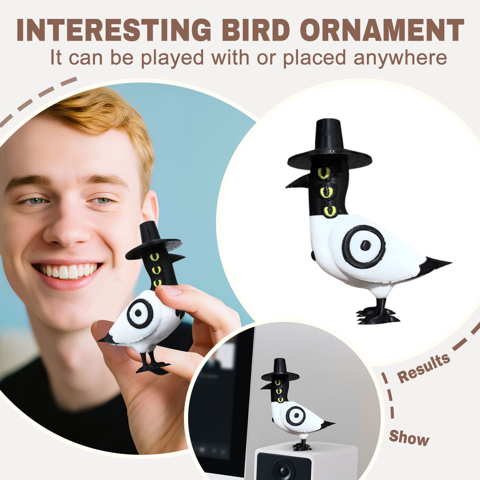 Hot Deal! Kpop Demon Hunters Bird Original Mini Figure/limited Edition