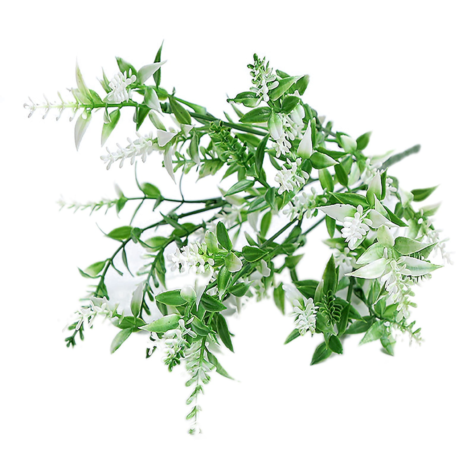 Hot Deal Simulation Lavender Fake Flower Green Plant Potted Flower