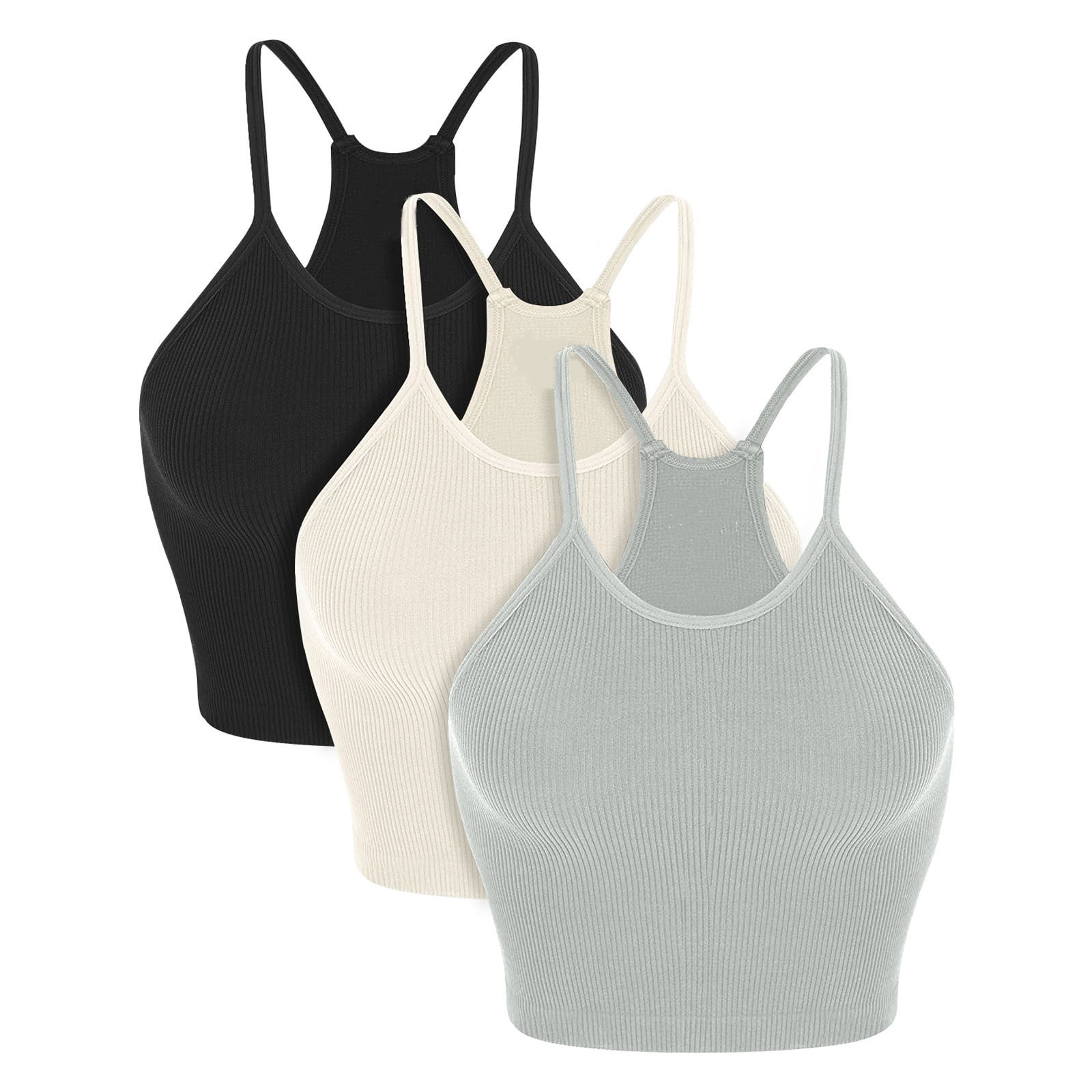Hot Deal: Sports Bras for Women Set, Conjunto de sujetadores deportivos para mujer, Women's Seamless Yoga Clothes Sling Sports Running Fitness Clothes Tummy Controlling Body Clothes