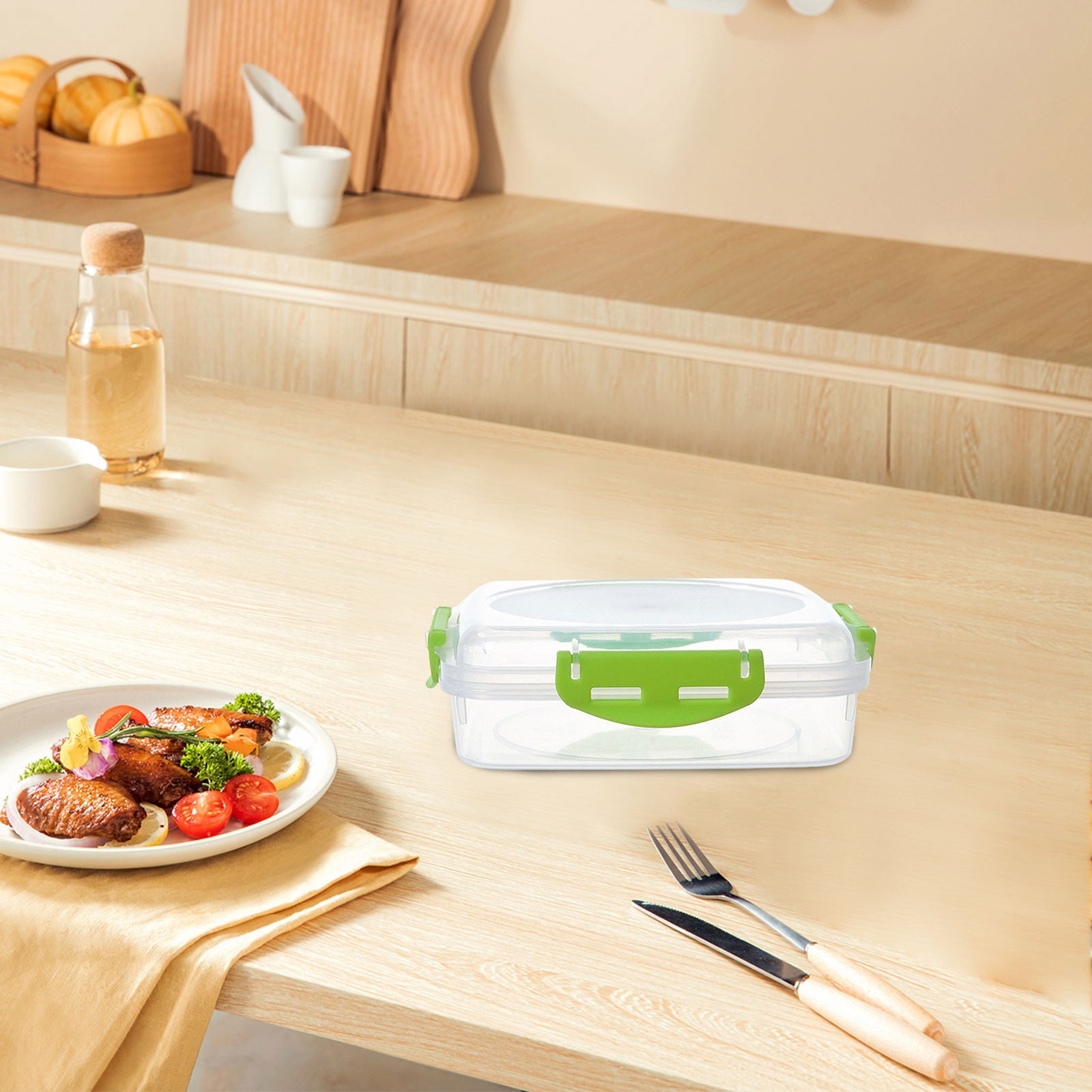 Hot Deal! Storage Bin with Lid Clearance, Miyuadkai Sandwich Lunch Box ...