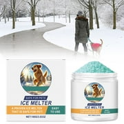 Hot Deals! Lssam Pet-Safe Calcium Chloride Ice Melt for Sidewalks - Effective Snow & Ice Removal, Concrete-Friendly Formula & Non-Toxic Blend
