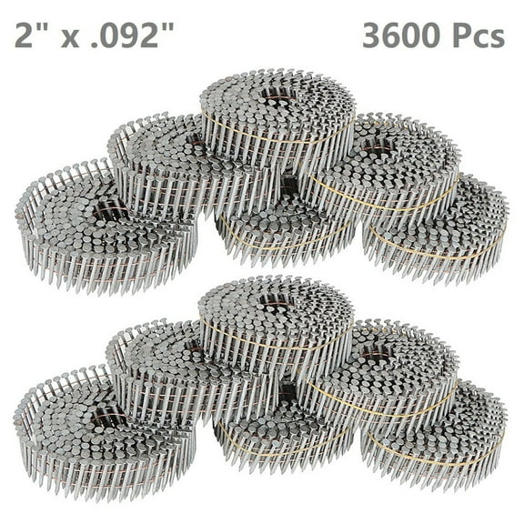 Hot Dipped Galvanized Siding Nails 2" x 0.092" (3600 Pcs)