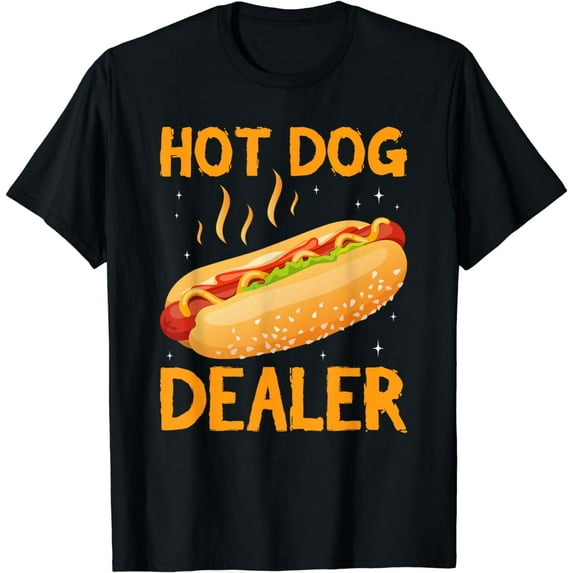 Hot Dog Adult Hot Dog Dealer T-Shirt