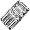thumbnail image 1 of Homoyoyo Homemade Sausage Mold Stainless Steel Loaf Pan Easy to Use Nonstick Hot Dog Maker, 1 of 6