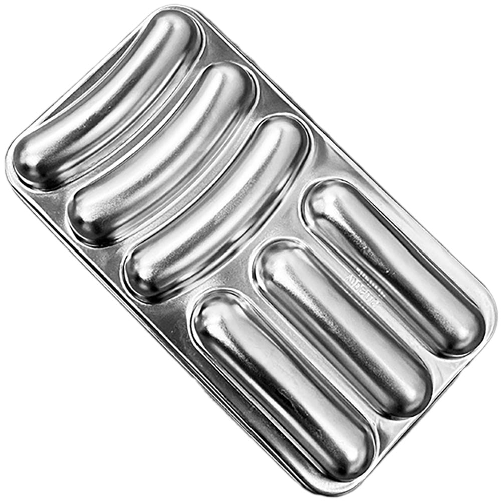 Hot Dog Bun Pan Stainless Steel Hot Dog Bun Mold Sausage Mold Bread
