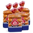 thumbnail image 1 of Hot Dog Buns, American Classic Hotdog Buns, Moist and Soft Texture, Kosher & Pre-Sliced, 8 Hot Dog Rolls Included Per 14 Oz Pack, 2-3 Day Shipping, Stern’s Bakery (5 Pack), 1 of 4