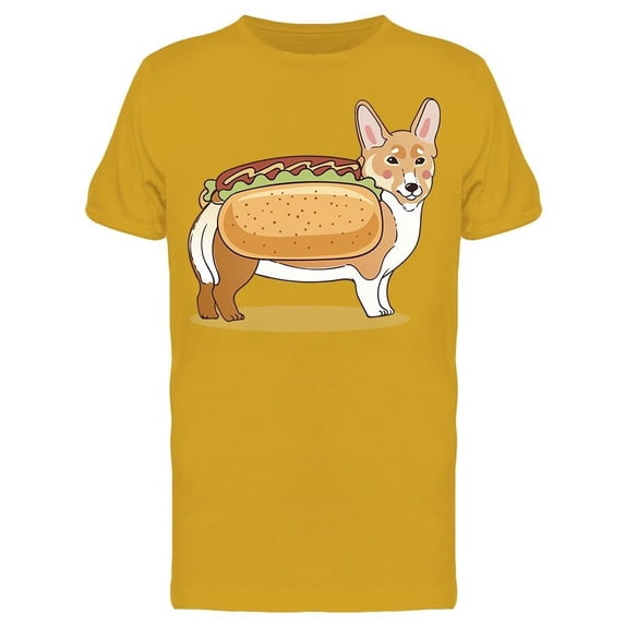 Hot Dog Corgi Tee Men's -Image by Shutterstock