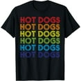 thumbnail image 1 of Hot Dog Hotdogs Sausage Frank Frankfurter Wiener Weenie Bun T-Shirt, 1 of 4