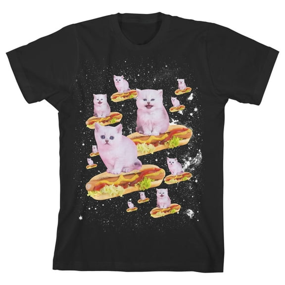 Hot Dog Kitty T-Shirt-Medium