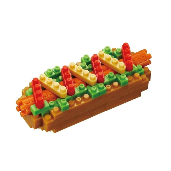Hot Dog (Nanoblock) - Building Set by Nanoblock (NBC218)