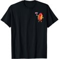 thumbnail image 1 of Hot Dog Pocket American Flag Freedom Patriotic 4th Of July T-Shirt Shirts, 1 of 4
