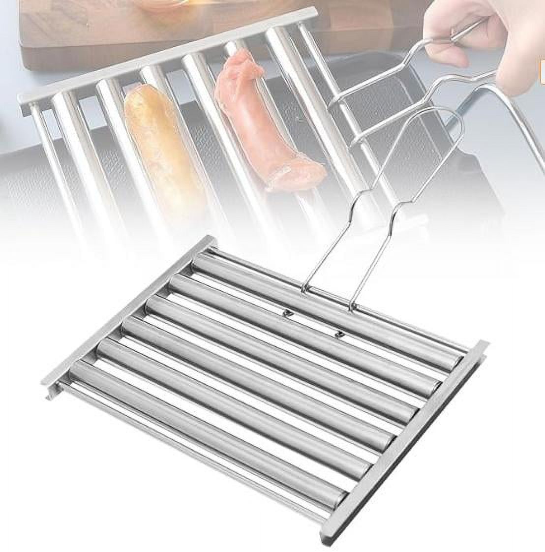 Food Roller Rack Hot Dog Roller Foldable Sausage Roller Rack 2024 New Hot Dog Roller For ...