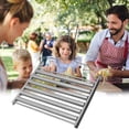 thumbnail image 1 of Hot Dog Roller for Grill, Hot Dog Roller Grill, Hotdog Roller Stainless Steel Sausage Roller Rack with Handle, Outdoor Cooking Tool, Durable Metal BBQ Accessories for Backyard Grilling, 1 of 7