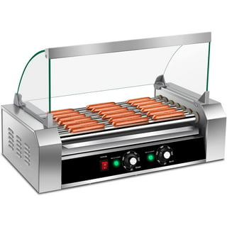 Nostalgia Game Day Sausage and Brat 5 Link Electric Grill with Oil Drip  Tray, Carry Handle, and Cord Storage, Cooks Beef, Turkey, Chicken, Veggie