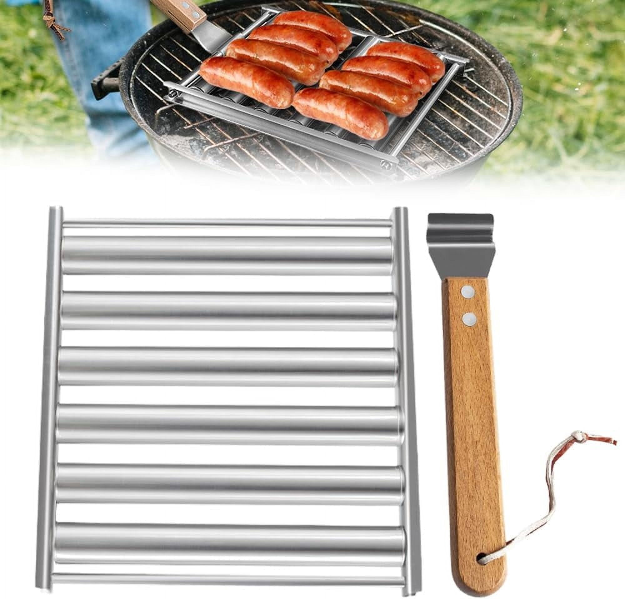 Hot Dog Roller Sausage Roller Rack, 2025 New Stainless Steel Sausage ...