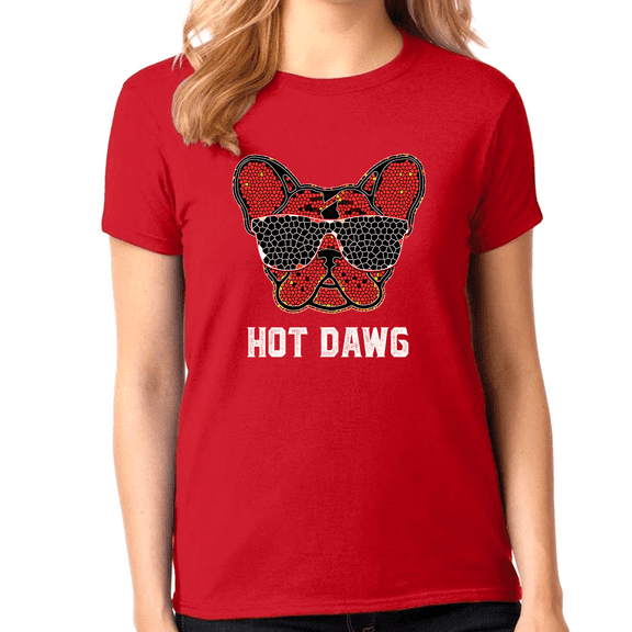 Hot Dog Shirt - Red Dog Shirts for Girls - Dog Gifts for Girls - Kids Dog Lover Shirts
