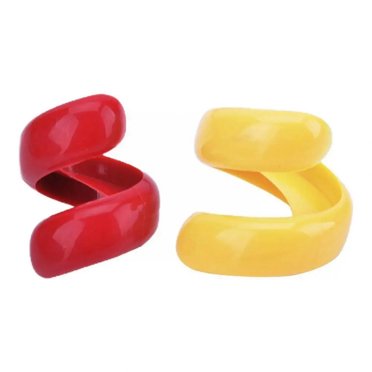 Hot Dog Slicer Tool - Red Plastic Cutter For Sausage Links - BBQ Smoker Camping