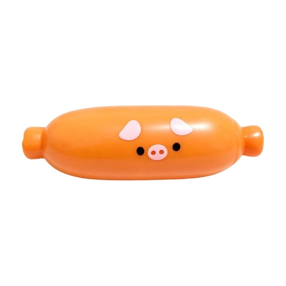 Hot Dog Squishy Fidget Toy Crunchy Squishy Slow Rising Stress Ball for Kids Adults Anti-Stress Anxiety Relief Party Favor Goodie Bag Stocking Stuffer Desk Decoration