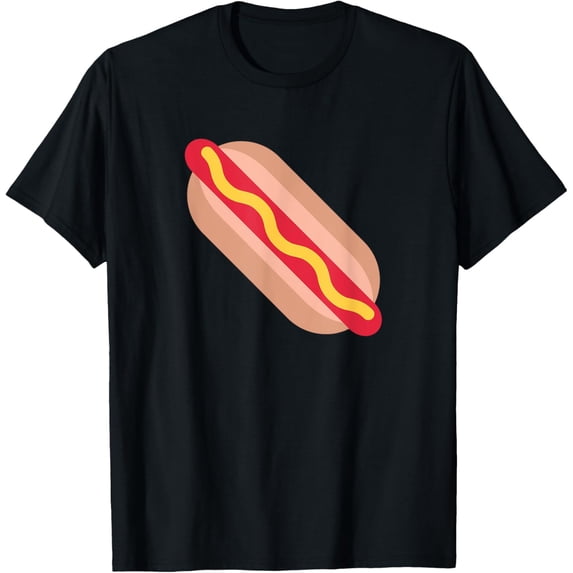 Hot Dog T-Shirt men and women can wear, black, white, gifts