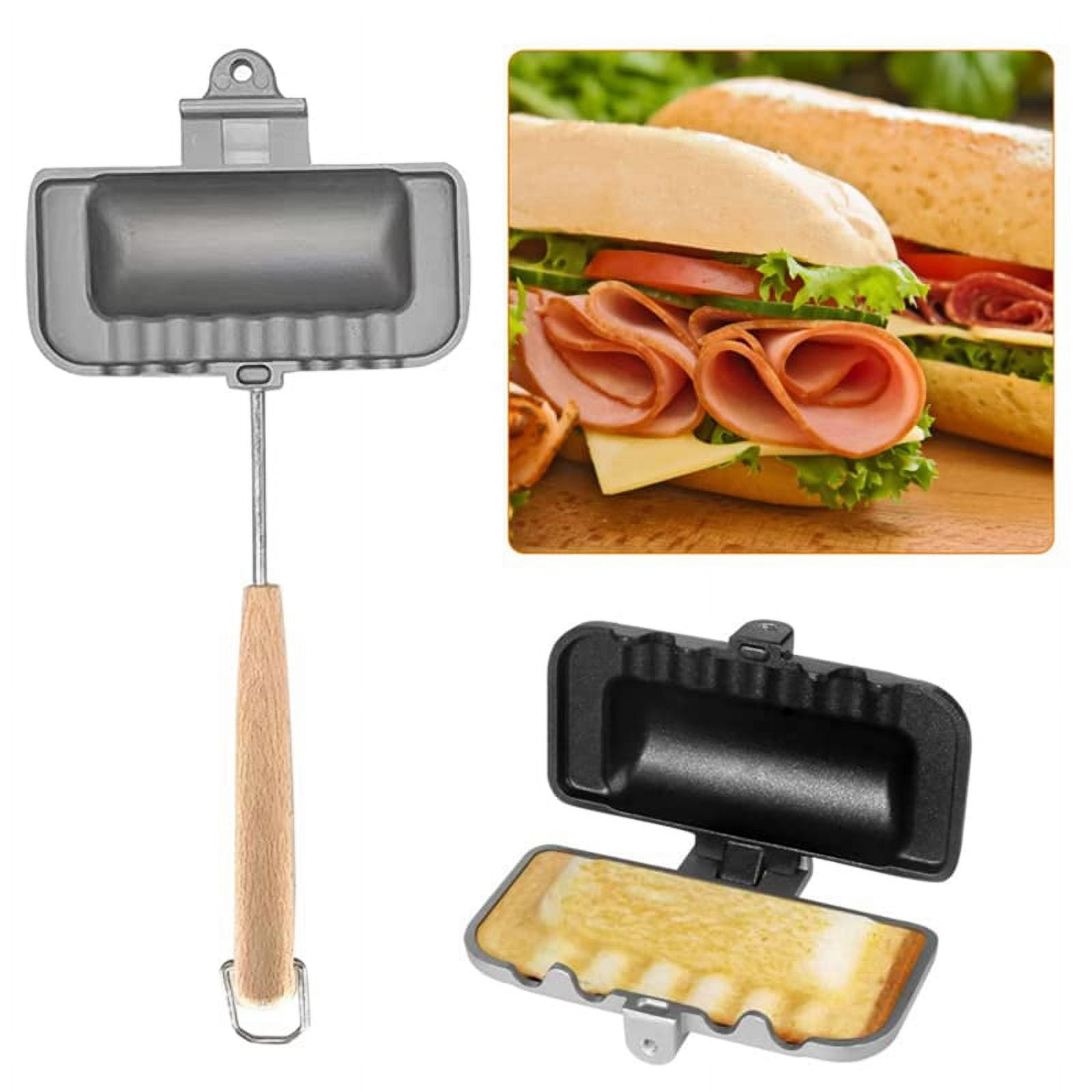 Hot Dog Toaster, DoubleSided Sandwich Baking Pan, Cheese Maker
