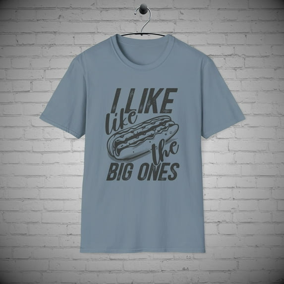 Hot Dog t-Shirt, Funny Hotdog tee, I Like the Big Ones tee