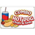 Hot Dogs Chips and Soda Combo 60" Concession Stand Food Truck Single