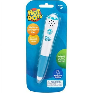 Hot Dots Light-Up Interactive Pen - Theme/Subject: Fun - Skill Learning: Sound, Audio Feedback, Visual, Light - 3-7 Year Hot Dots Light-Up Interactive Pen - Theme/Subject: Fun - Skill Learning: Sound, Audio Feedback, Visual, Light - 3-7 Year