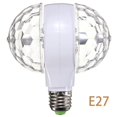 thumbnail image 1 of Hot Double-headed B22 E27 6W LED Crystal Ball Rotating Bulb Stage Light Bulb Disco Lamp E27, 1 of 8