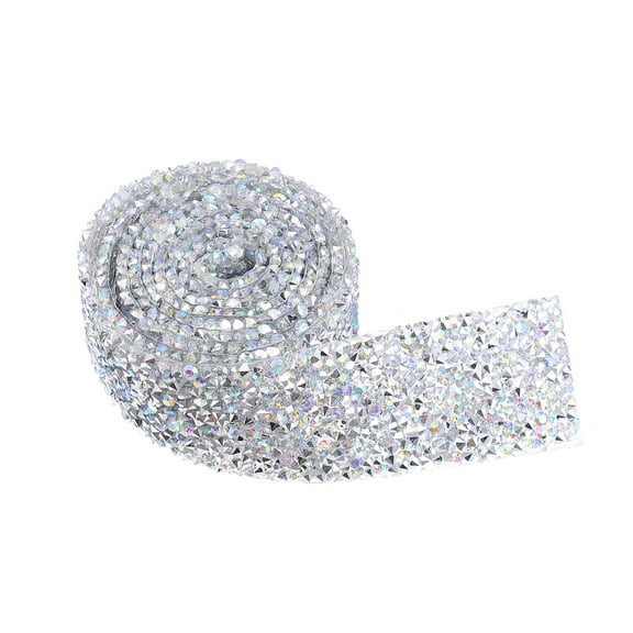 Sparkling Rhinestone Drill Belt Ribbon Trim Mesh Tape for Hair Accessories and Crafts, Crystal Embellishment