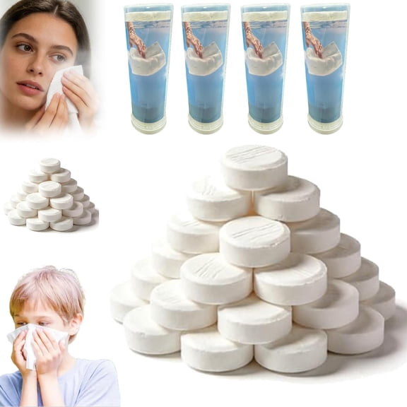 Hot Face Towel Heater Machine, Auto Compressed Towels Wamer, 5-Second Heating Disposable Towel Heater, 55°c Constant Temperature, Portable Compressed Towels Steamer for Spa, Cleaning (80 Pcs towel)