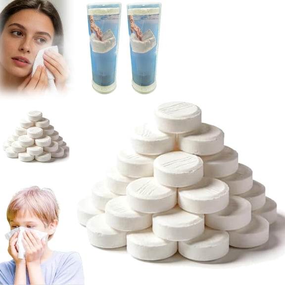 Hot Face Towel Heater Machine, Auto Compressed Towels Wamer, 5-Second Heating Disposable Towel Heater, 55°c Constant Temperature, Portable Compressed Towels Steamer for Spa, Cleaning (40 Pcs towel)